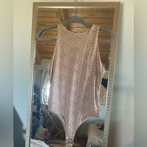 cheetah/leopard print bodysuit